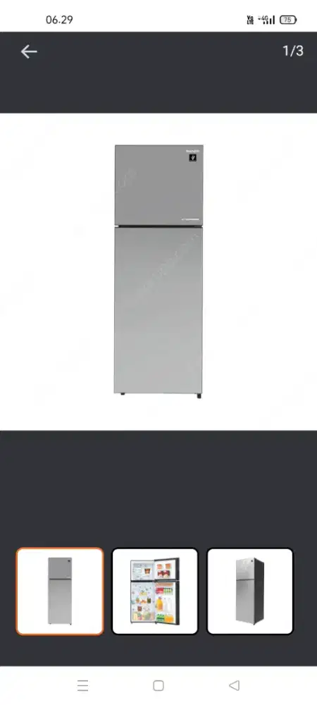 Sharp 352liter kulkas 2 pintu