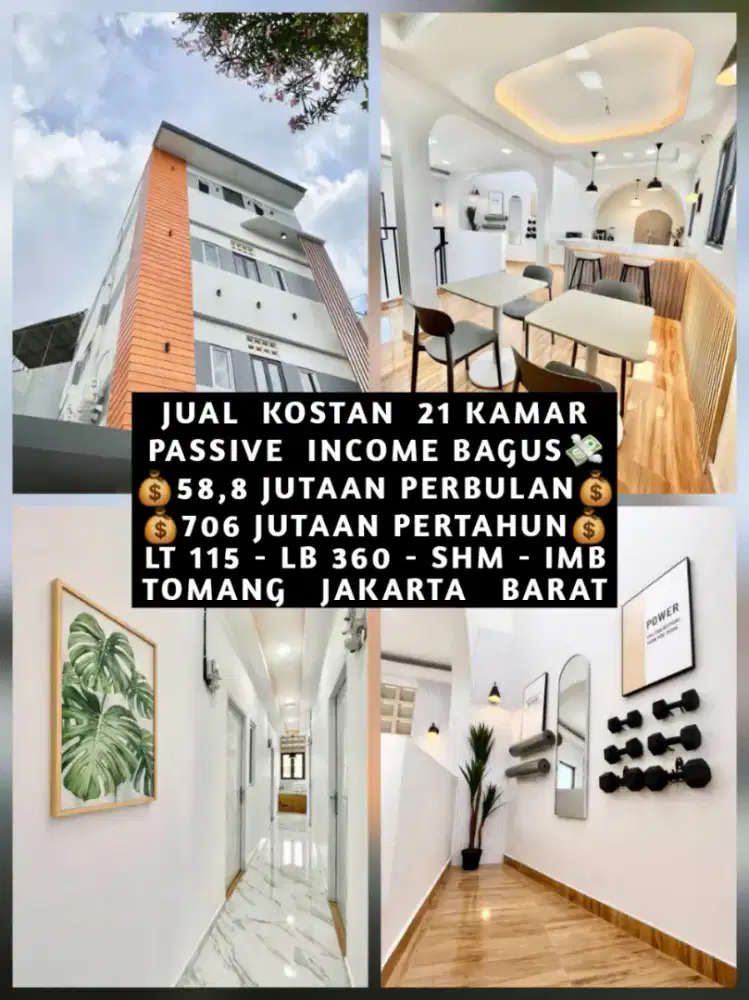JUAL BU KOS KOST KOSAN KOSTAN FULL OKUPANSI TOMANG GROGOL PETAMBURAN