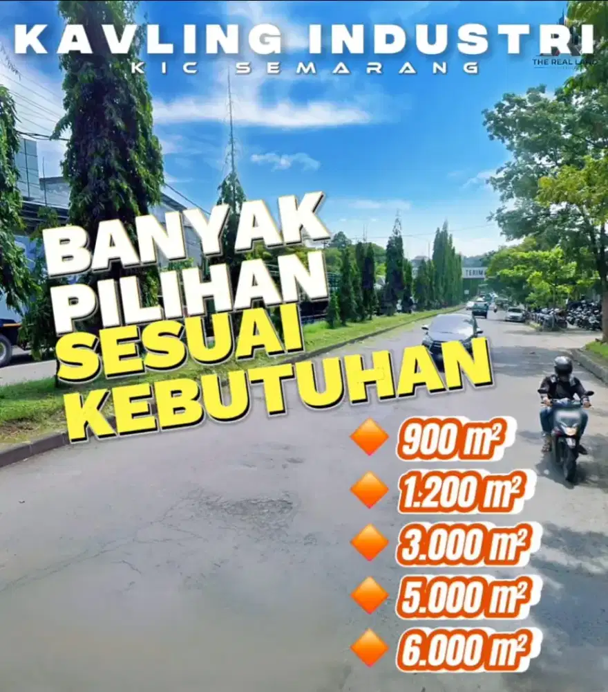 DIJUAL KAVLING UNTUK GUDANG DI KAWASAN INDUSTRI CANDI SEMARANG
