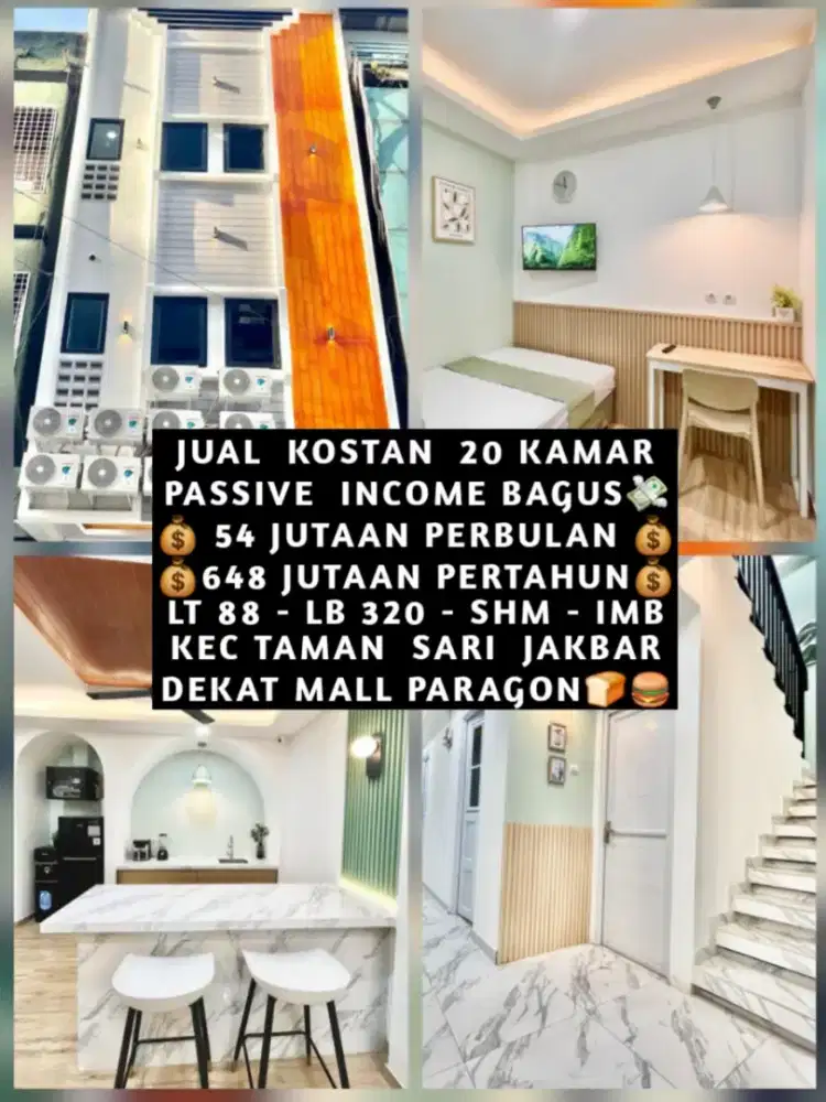 JUAL BU KOS KOST KOSAN KOSTAN FULL OKUPANSI DI HAYAM WURUK TAMAN SARI