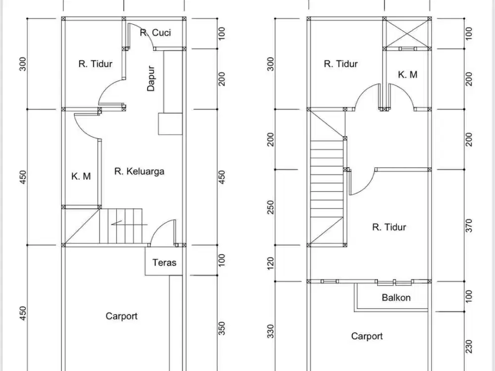 Rimah 2 lantai eropa clasic di Depok