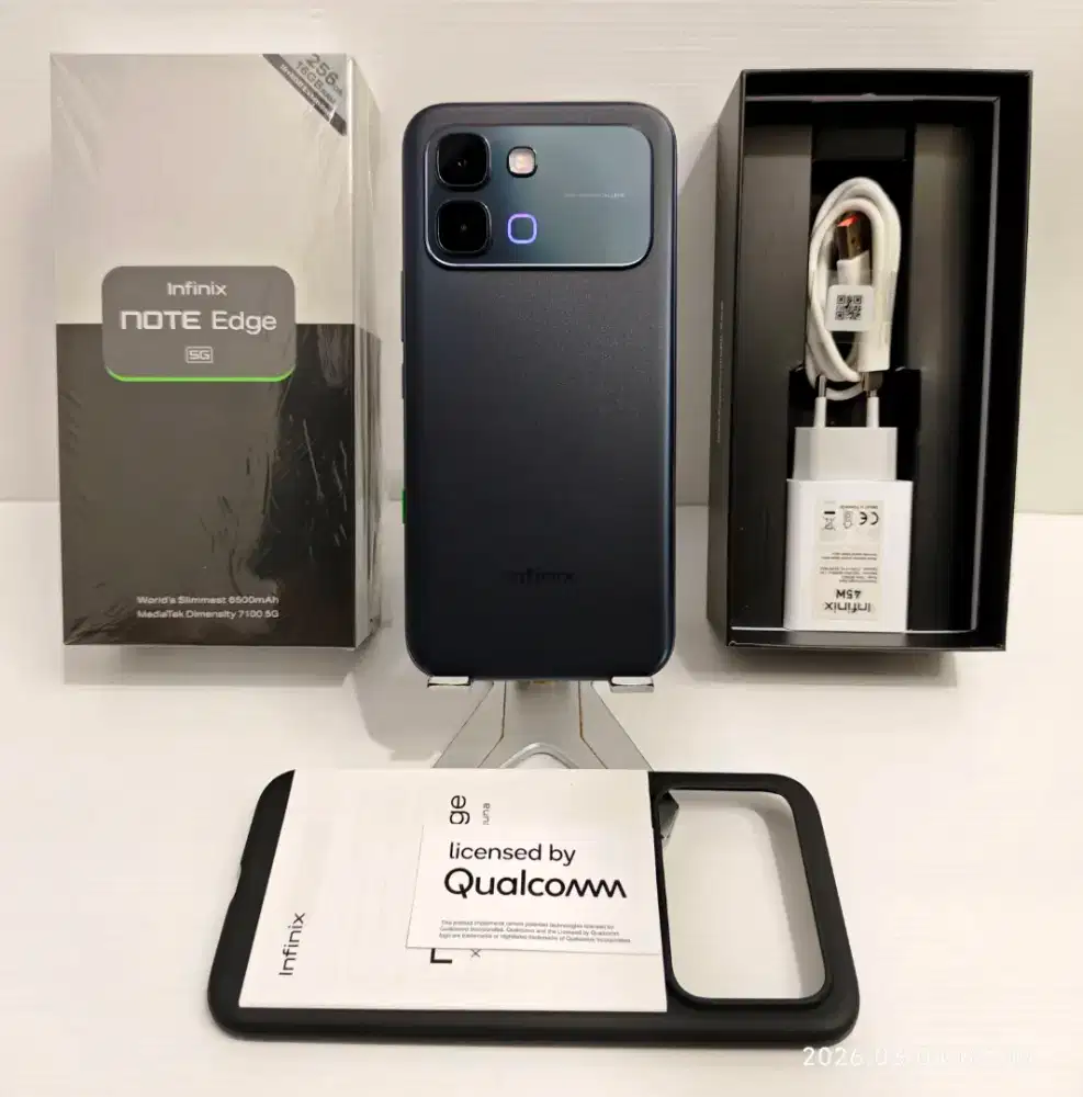 Infinix Note Edge 2026 8/256 Gb Likenew100% Resmi 22.01.2027 bisa TT/B