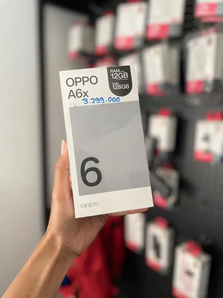 Oppo A6x Ram 4+8/128gb New segel resmi