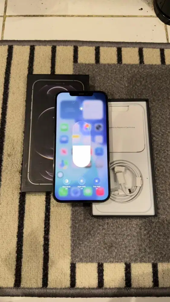 Dijual Iphone 12 Promax 128GB Graphite Terdaftar Lengkap
