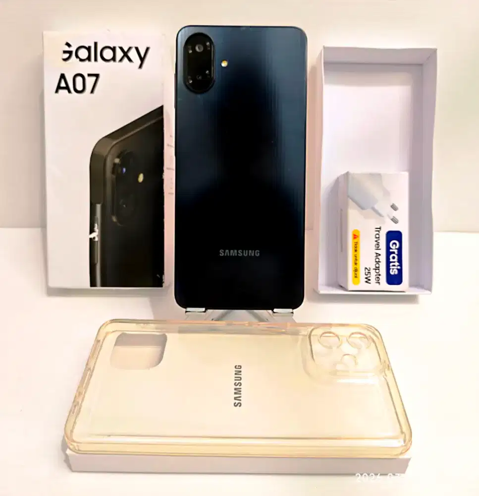 Samsung A07 4/128 Gb Mulus 95% Garansi Resmi 31 Jan 27 sein bs TT/BT