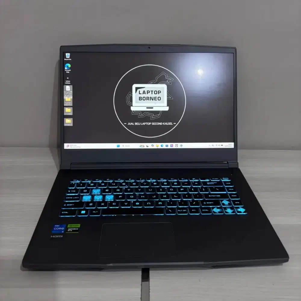 LAPTOP GAMING MSI THIN 15 I5 12450H 8/512GB RTX 3050 4GB LAYAR 144HZ