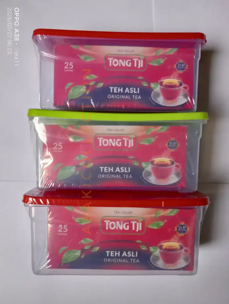 Beli 2 gratis 1 Teh tongji bonus wadah