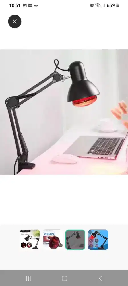 Lampu kesehatan philip infrared untuk fisiotherapy