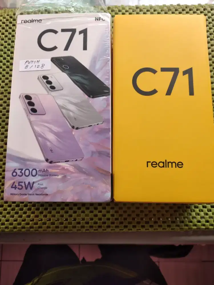 Realme c71 Ram8+  Rom128  pakaian 1bulan mulus bening fullset nota ada