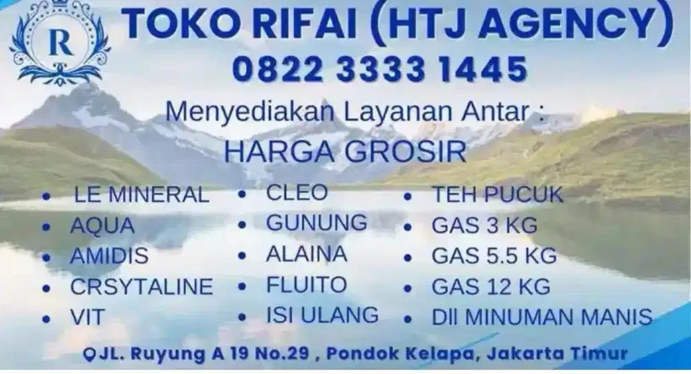 LOWONGAN KERJA SUPIR ATAU KNEK ANGKAT GALON