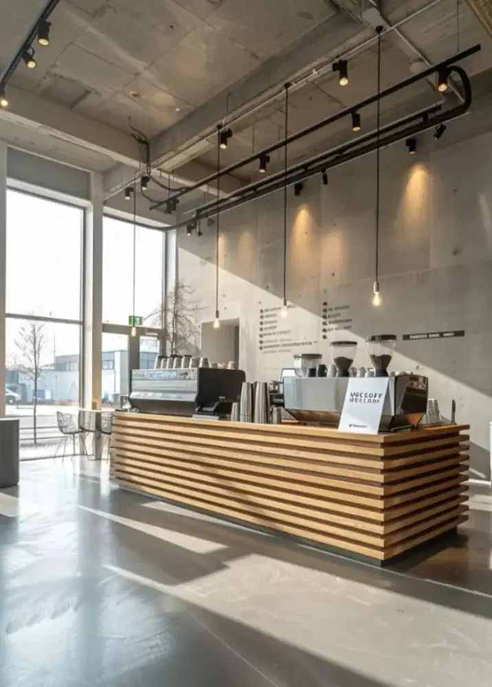 Meja Barista Minimalis Meja Cashier Meja Kasir Modern Meja CoffeeShop