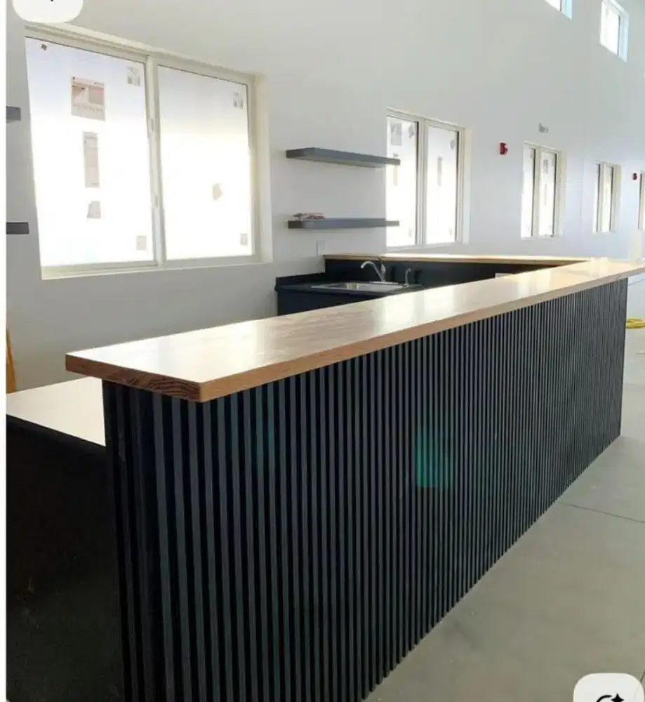 Meja Barista Meja CoffeeShop Custom Meja Cashier Meja Kasir Minimalis