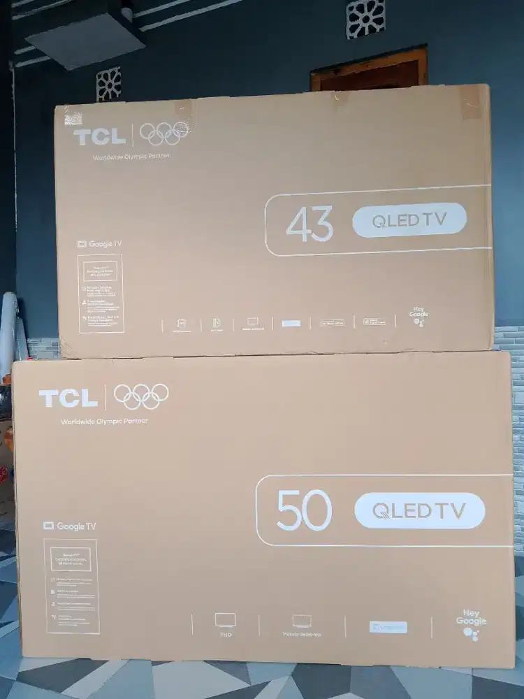 TCL QLED google tv 43 inch & 50 inch