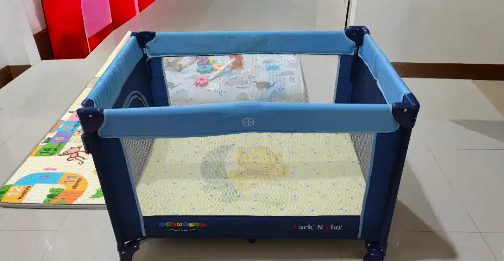 Creative Baby Box 3 in 1 Pack N Play B818  LR /  Baby Box Bayi