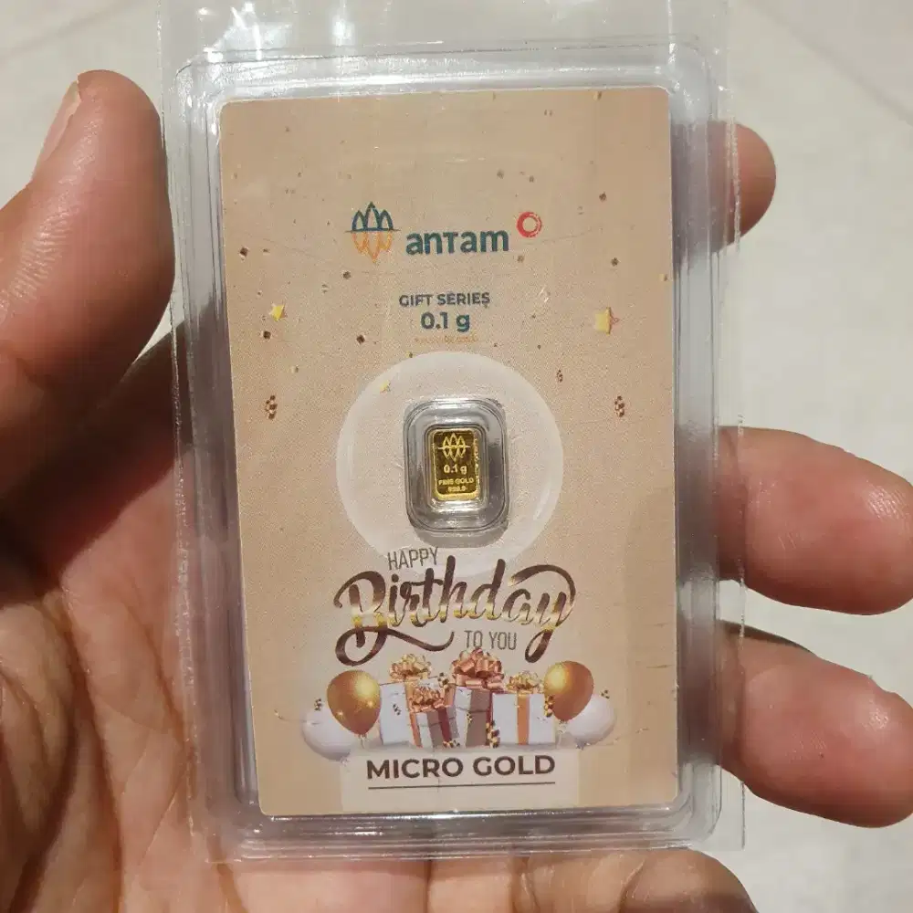 Emas Logam Mulia Antam x Hartadinata 0,1 0.1 gr gram Surabaya Sidoarjo