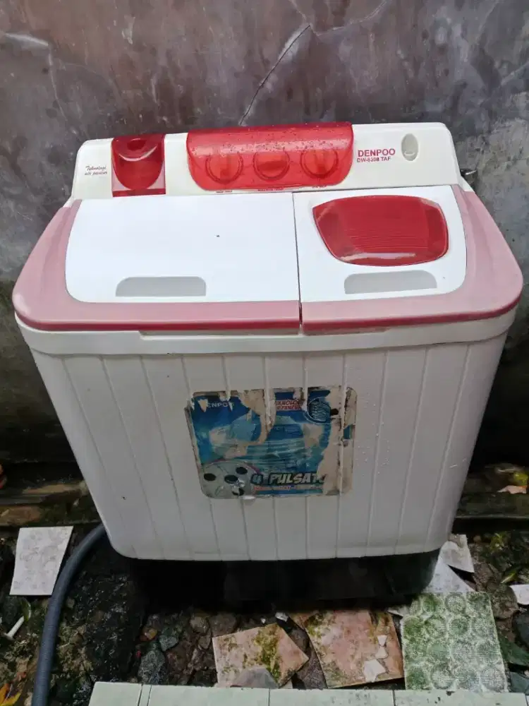 Mesin cuci 2 tabung denpoo 8kg