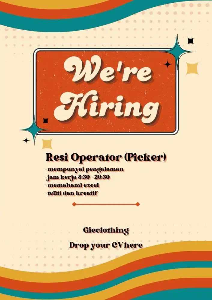 Loker Resi Operator (Picker)