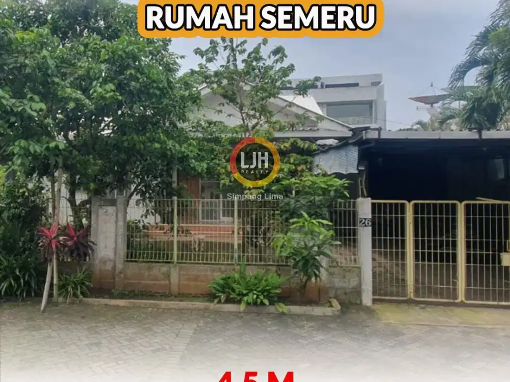 Rumah Siap Huni Area Semeru Gajah Mungkur