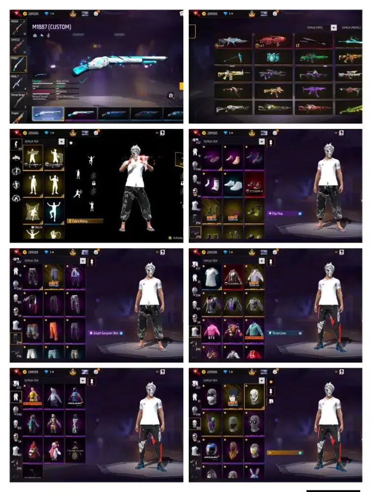 READY STOCK JB GAME AKUN FREE FIRE TERJAMIN TERPERCAYA DAN AMANAH