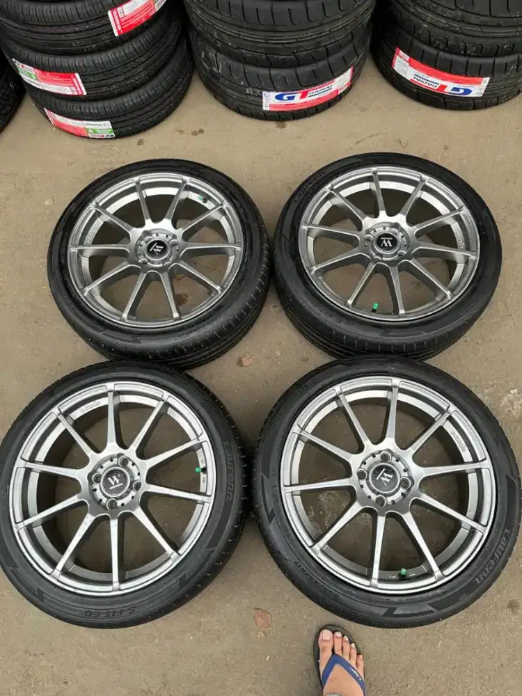 Velg Sparco ring 17 pcd 4x100 ban 205/45 R17 4pcs