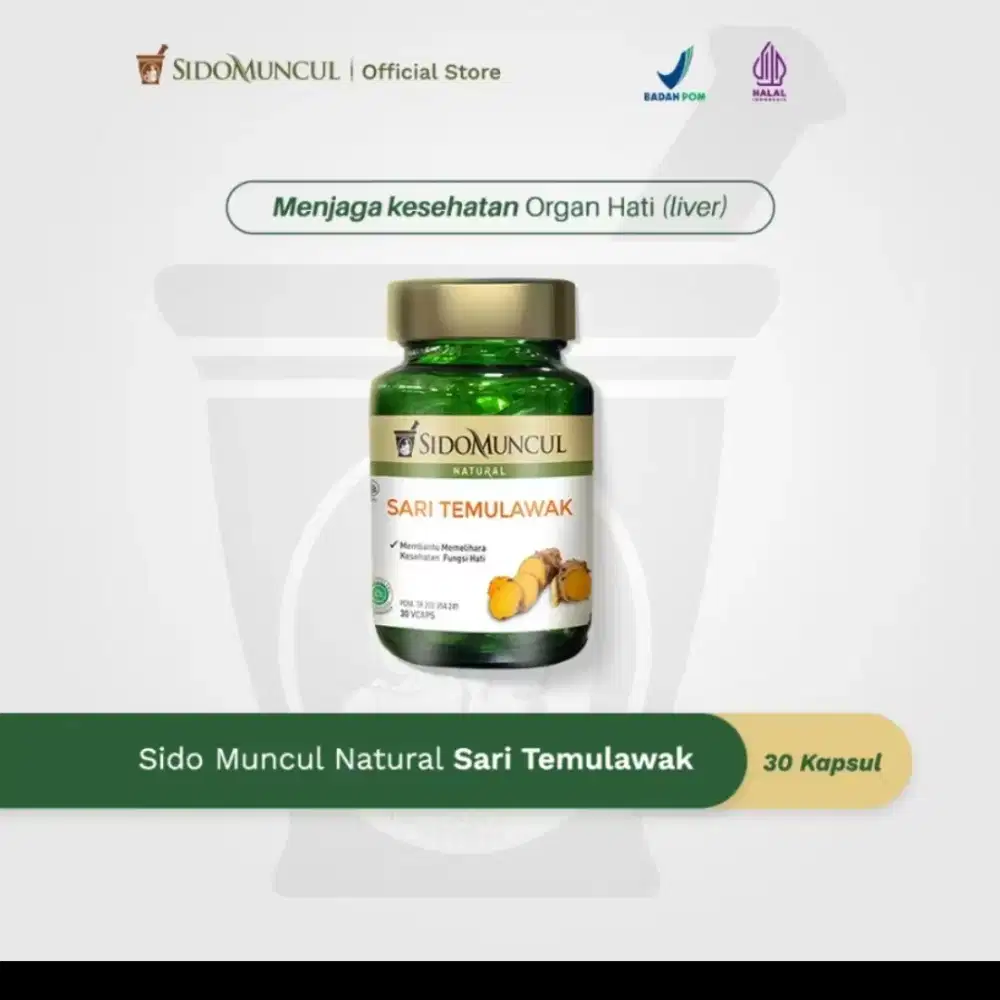 Sari Temulawak sidomuncul 2pcs