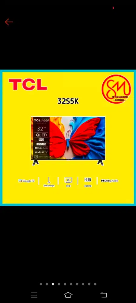 Televisi tcl 32S5k