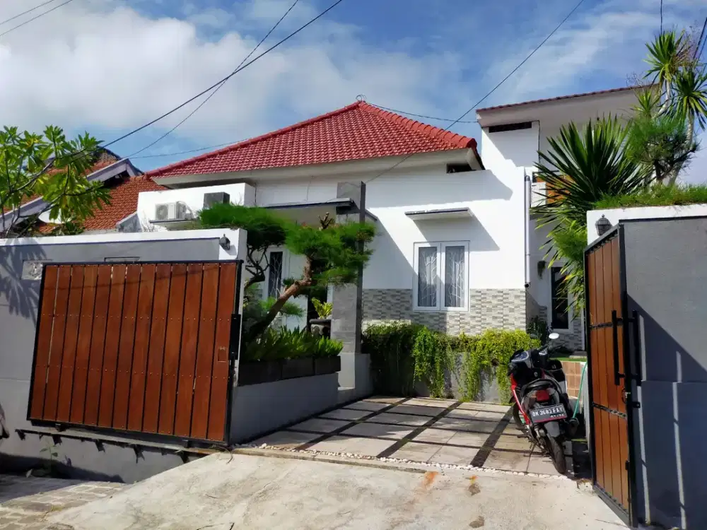 rumah cantik di nusa dua,4 kmr tdr,hook,furnish,dkt tol, pantai
