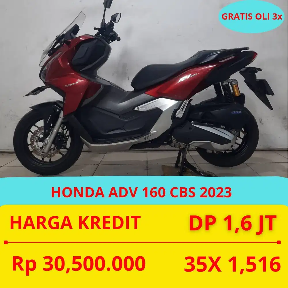 PROMO SUKSES MOTOR HONDA ADV 160 CBS 2023 DP MURAH 1,6 JUTA GUYS