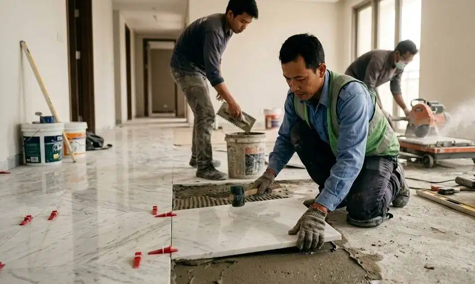 JASA PEKERJAAN LANTAI BERKUALITAS - RAPI, TEPAT & BERGARANSI