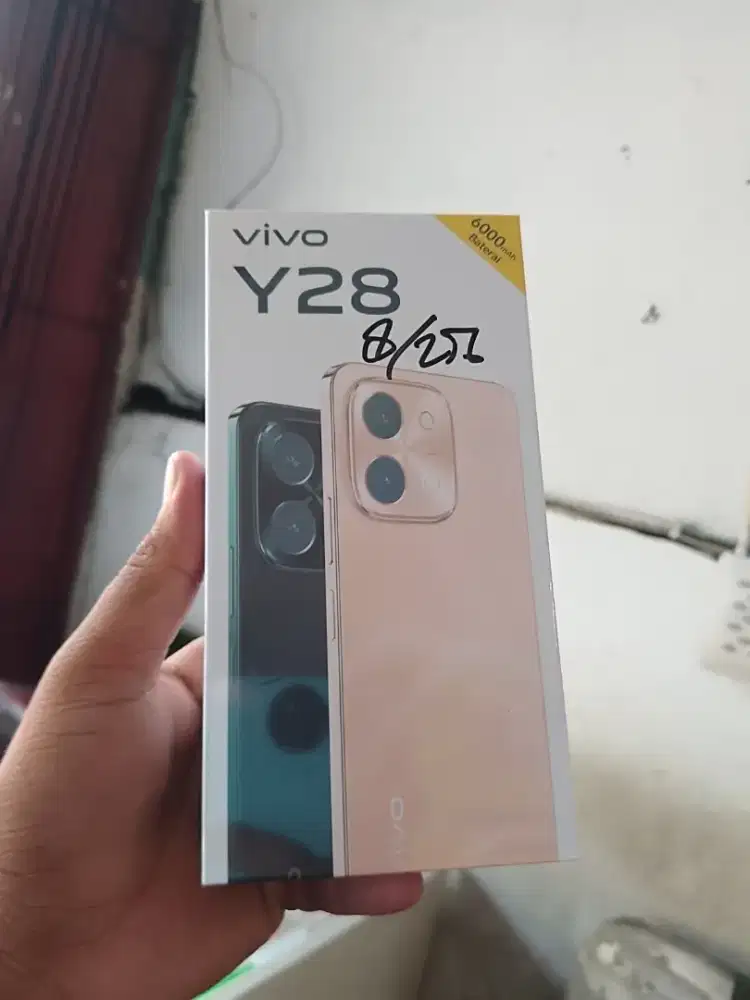 New vivo y28 ram8/256 garansi resmi 1 tahun