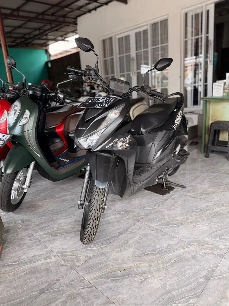 HONDA BEAT STREET 2021 HITAM DOFF BEKASI