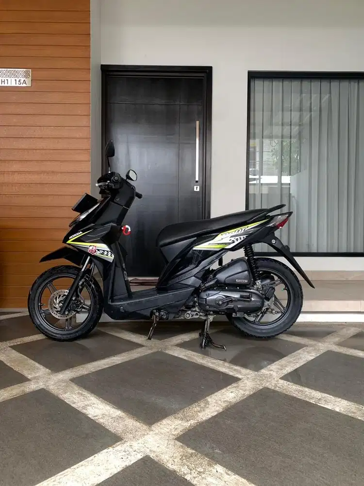 HONDA BEAT 2018 PAJAK ON, PLAT DKI, SRT LGKP, MESIN ENAK SIAP PAKAI