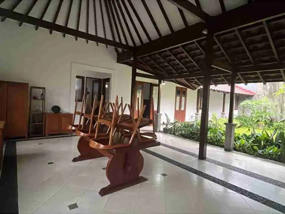 Disewakan Rumah 3 kamar luas 4 are di kawasan Elite Renon dengan halaman dan parkir luas