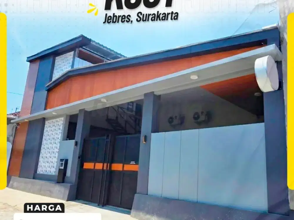 Kost Aktif 28 Kamar Bangunan Modern Dijual Furnished Strategis Dekat Kampus UNS