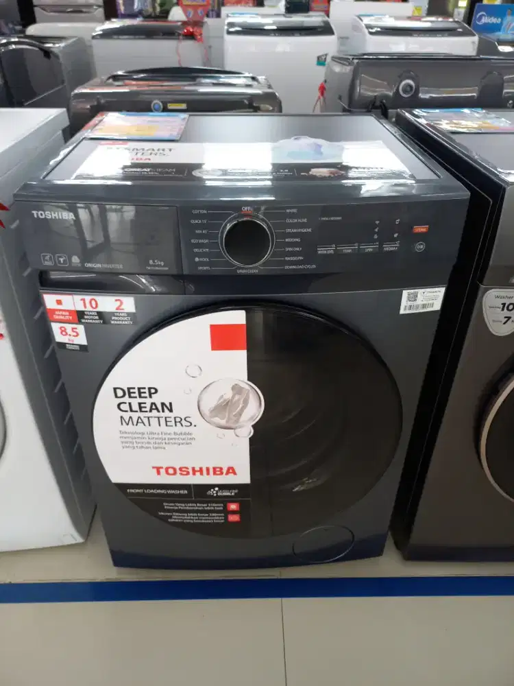 MESIN CUCI TOSHIBA 8.5KG FRONTLOADING