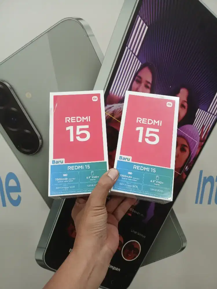 [ Fast respon WA ] Xiaomi Redmi 15 NFC 8+8/128 Garansi resmi 15bln