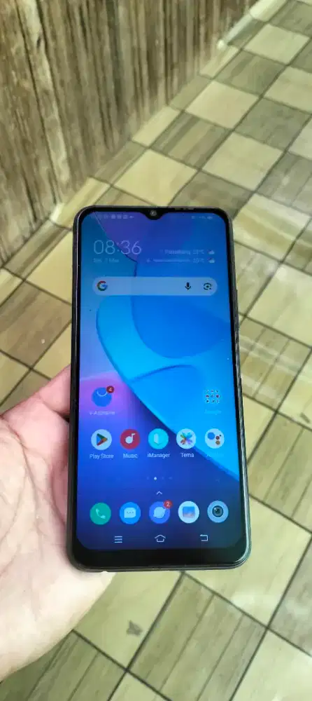 Vivo Y20s 4G LTE 8/128 sidik jari batangan normal siap pakai