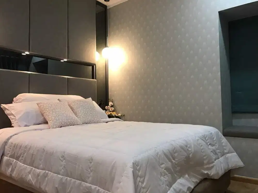 For sale apartemen 2 kamar luas furnished bagus di cikarang