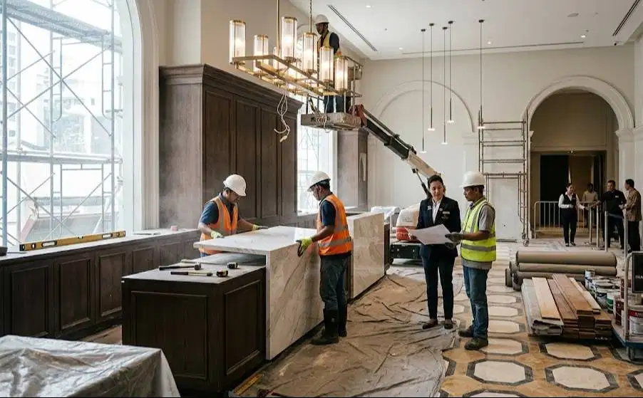 JASA RENOVASI BANGUNAN HOTEL & PENGINAPAN ELEGAN DAN MODERN