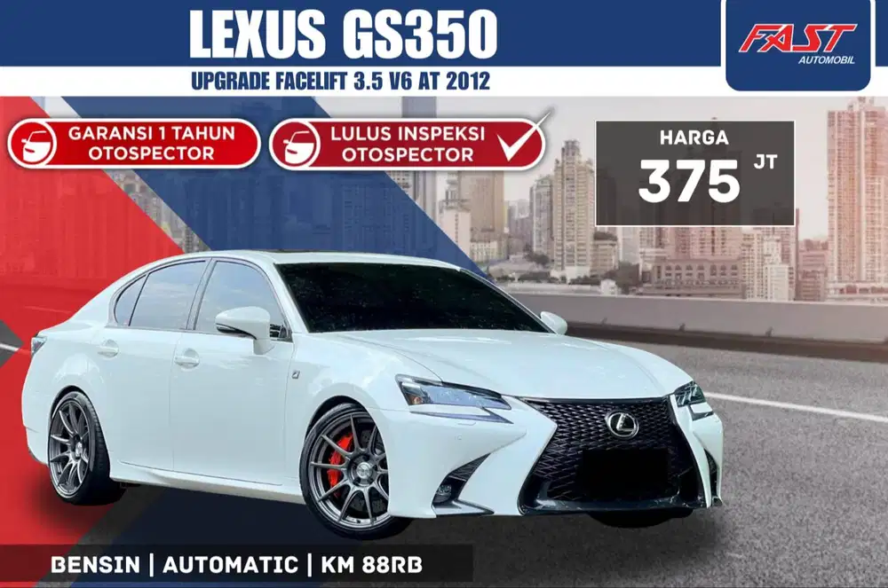 LEXUS GS 350 2012 UPGRADE FACELIFT 2017 3.5 V6 AT SUNROOF FULL MODIF