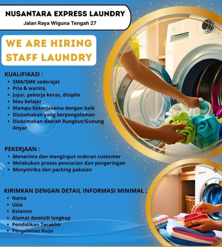 DICARI STAFF LAUNDRY