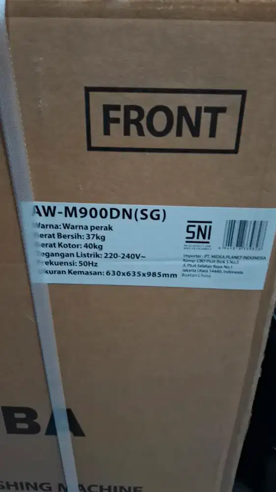 DIJUAL MESIN CUCI TOSHIBA TOP LOAD 8KG (NEGO)