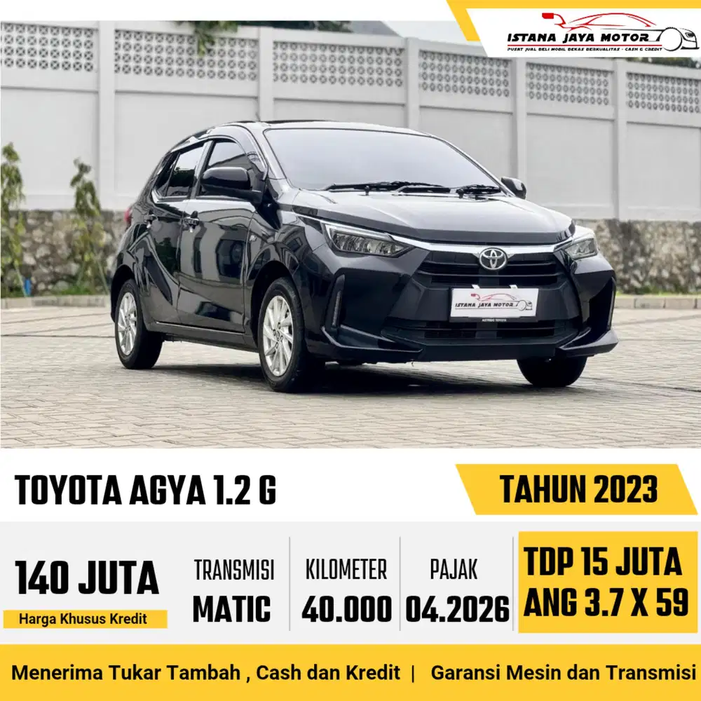 TOYOTA AGYA 1.2 G 2023