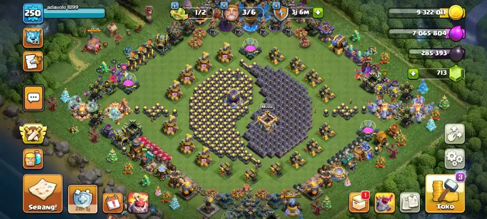 Akun COC TH 18 bebas ganti email, aman