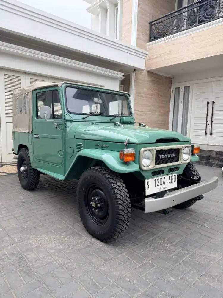 Toyota Kanvas FJ40 4x4 th 1981 Full Original,Super Antik Spt baru