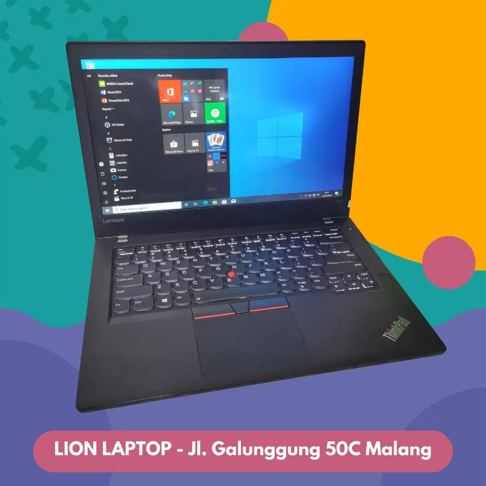 RAM 8GB SSD 256GB i5 Touchscreen Lenovo Thinkpad T470 [04|03]