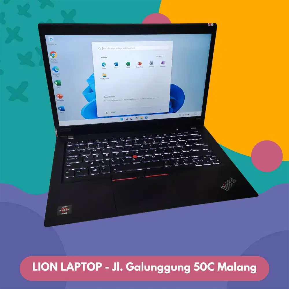 AMD Ryzen 5 PRO 3.7Ghz 8/256 VGA 2GB Lenovo Thinkpad T495s [04|03]