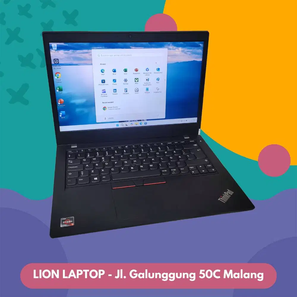 Gaming/Editing AMD Ryzen 5 PRO 8/256 MULUS Lenovo Thinkpad L14 [04|03]