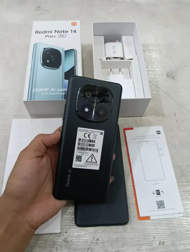 Redmi Note 14 pro+ 5g 12/512 seken lengkap no minus