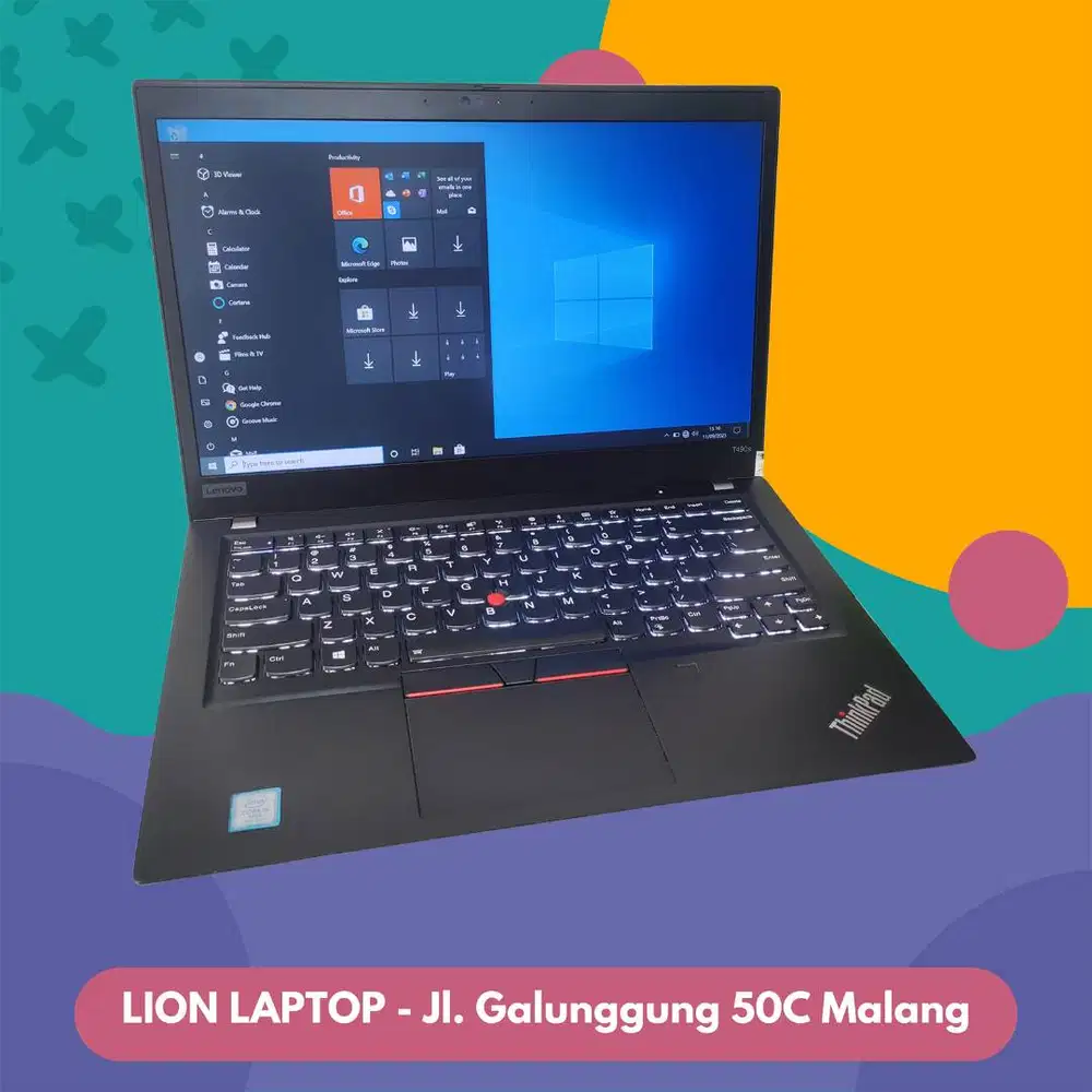 RAM 16GB SSD 512GB Core i5 Slim Lenovo Thinkpad T490s [04|03]